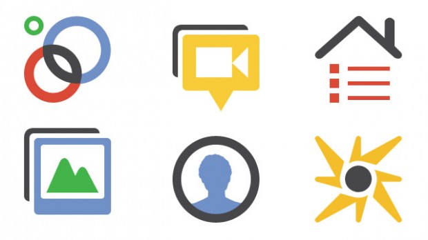 Google plus icons