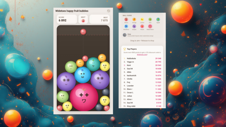 The Fruit Bubble game, Here it is!
